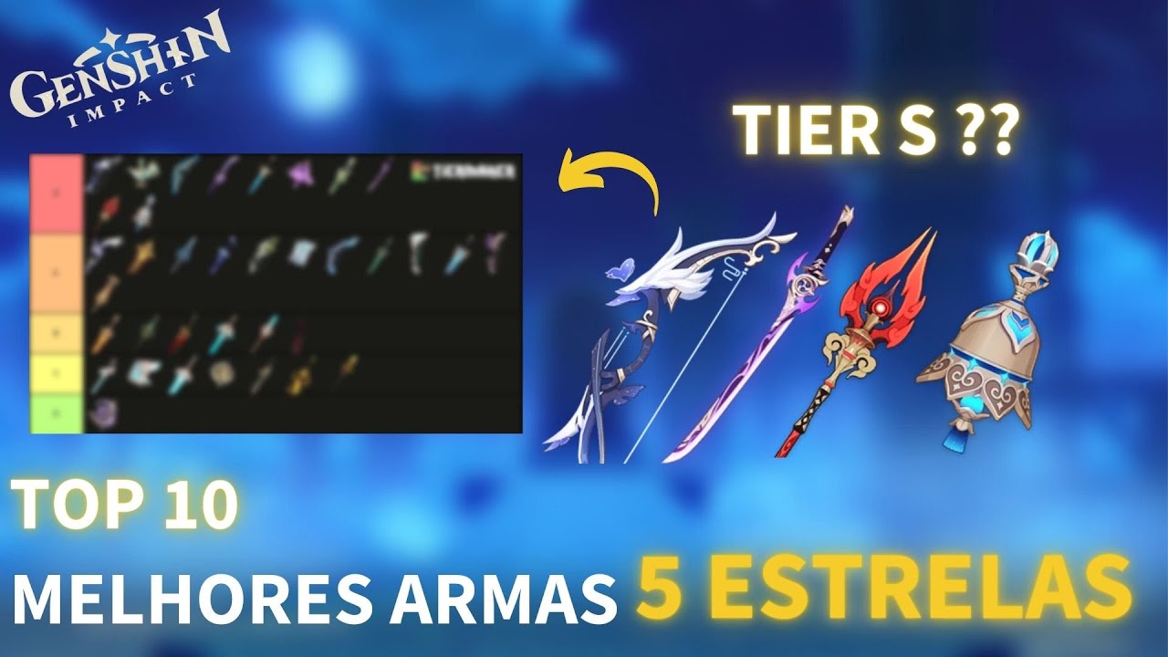 Genshin Impact: Tier List de melhores armas - Millenium