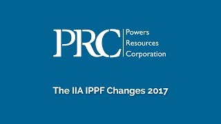 CIA Exam IPPF Changes 2017