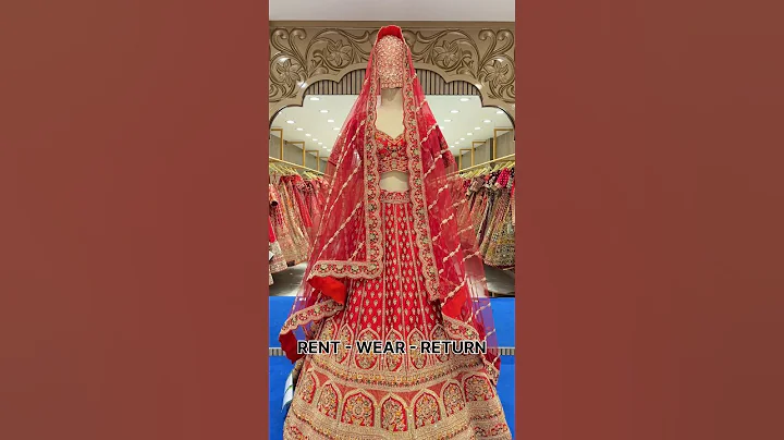 Bridal Lehenga For Rent #wedding #bride #lehenga #outfit #rent #shorts #trending #yt
