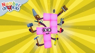 Building Blocks & Solving Problems Backwards | Learn to Count | @Numberblocks