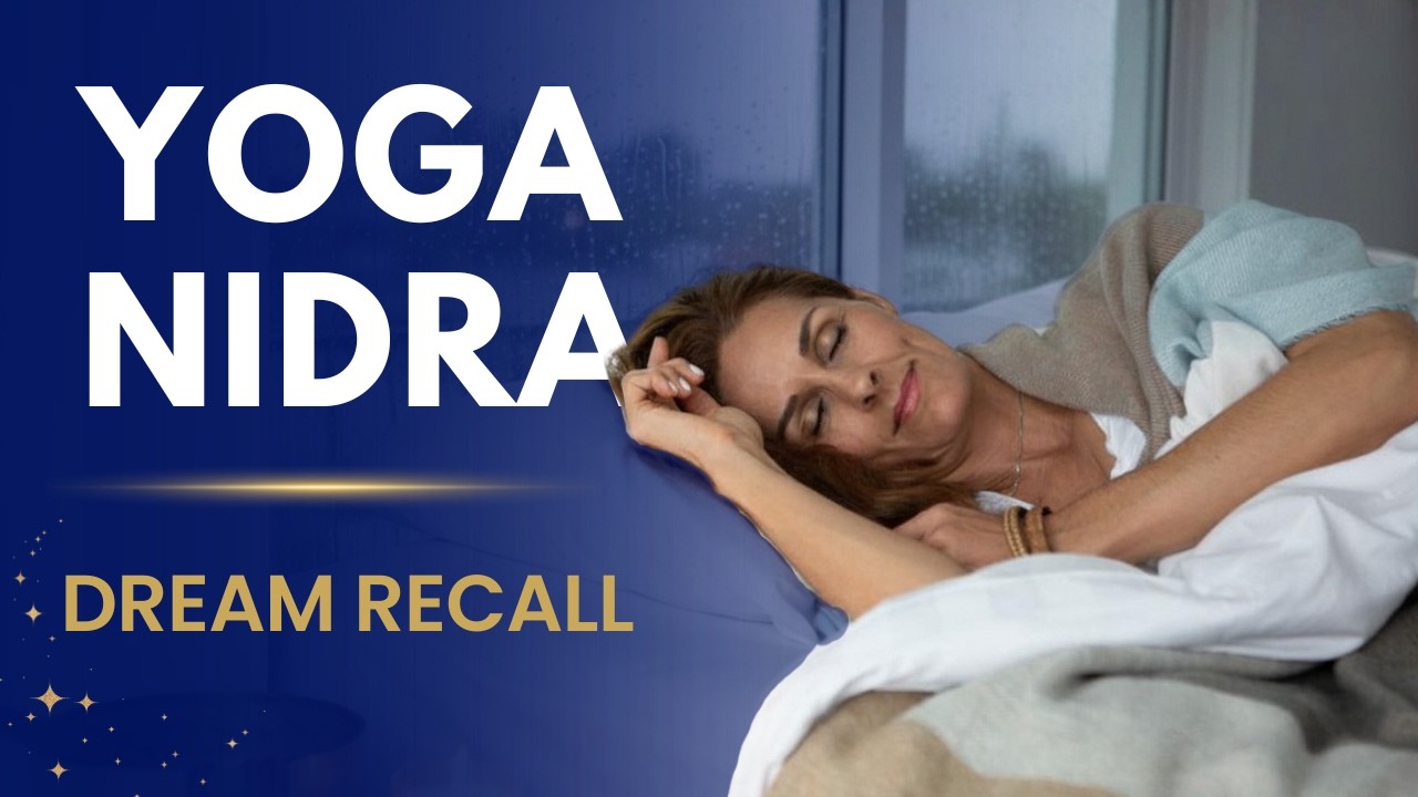 Yoga Nidra for Sleep with Heavy Rain | Dream Recall (1.5 Hrs)