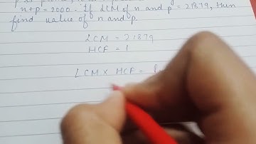 p is prime, n is positive integer and n+p = 2000. If LCM of n and p is 21879, then find n and p