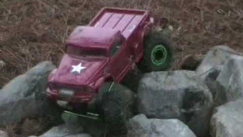 Axial Scorpion AX10 with 4 wheel steering. Rock Cr