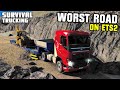 WORST ROAD ON ETS2 - SURVIVAL TRUCKING | DAY 14