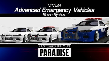 MTA:SA - Advanced Emergency Vehicles ( sirens system )