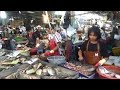 Fish Market in Bangkapi Market II Bangkok at Thailand