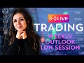 Live forex trading  london session  weekly outlook 8th of april i eurusd gbpusd dxy