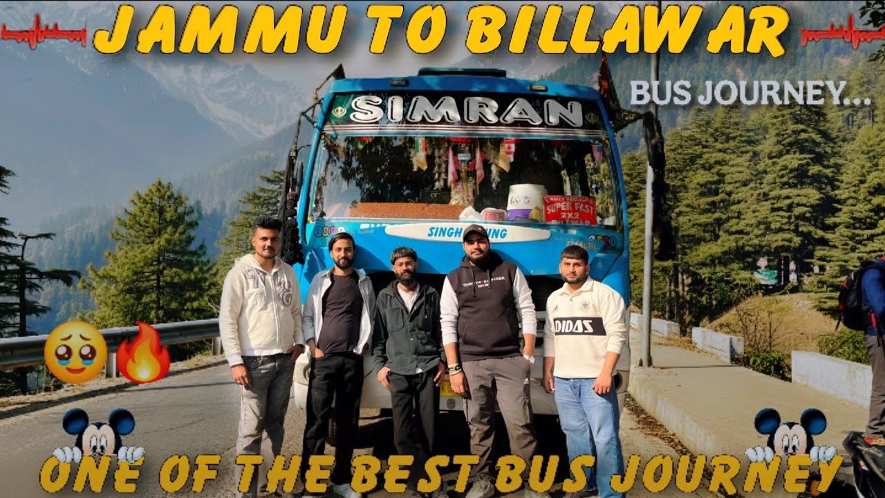 Jammu To Billawar Bus Journey via Dayalchak / One of the best bus journey / Simran 