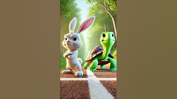 Title: The Tortoise and the Hare - A Lesson in Patience | 3D Animated Short #shorts