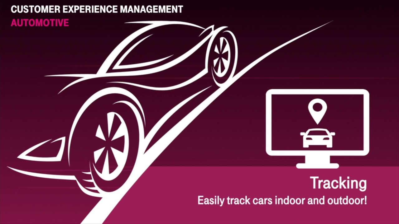 Tracking – easily track cars indoor and outdoor!