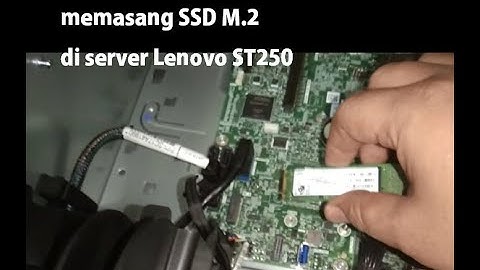 Install M.2 on Lenovo ST250 server