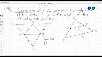 Midsegment of a Triangle and Parallel Lines