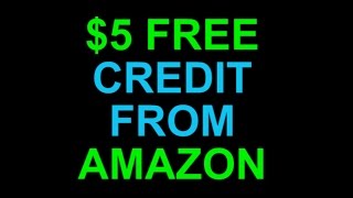 5 Dollars FREE Credit from Amazon with App Download and Sign In
