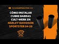 Como Instalar Cubre Barras Cult-Werk en Harley-Davidson Sportster 2004-2022  - Dakota Kustom