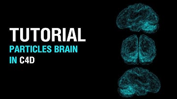 Particles Brain In Cinema 4D Tutorial (TUTORIAL C4D)
