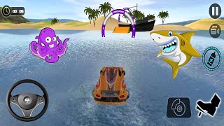 Floating Water Car Driving - Floating Beach Drive Simulator - Android GamePlay #26 screenshot 4