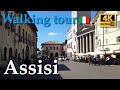 Assisi, Italy【Walking Tour】4K