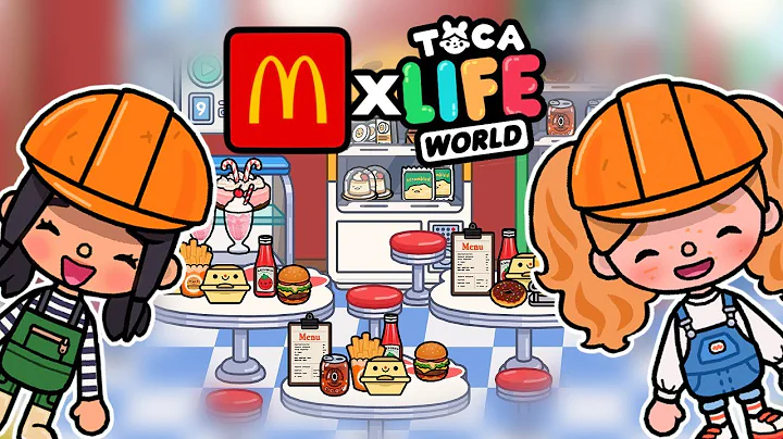 NUEVO Mc Donalds Ani y Ona lo construyen y lo deco...