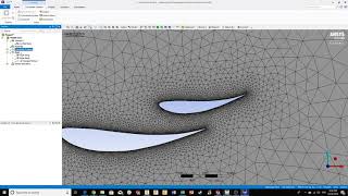 Ansys 2D Wing Simulation