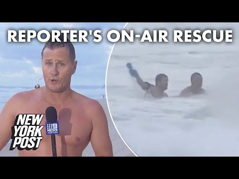 Australian weatherman pulls body from ocean after live broadcast | New York Post