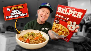 My first time eating Salisbury Hamburger Helper