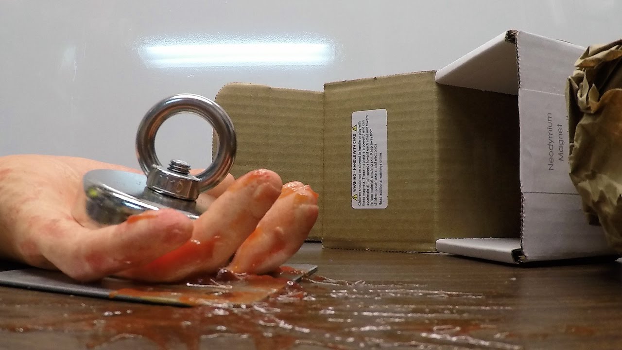 Dangerous 3" Super Magnet Unboxing and Safety Testing