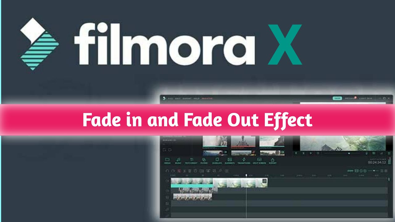 How to use fade in and fade out in fimora x, Filmora 10 fade in fade ...