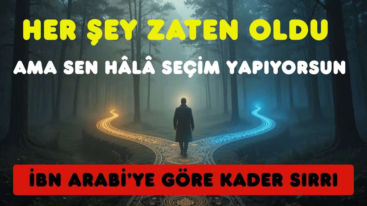 Yarın Yapacağın Her Şey Zaten Oldu... İbn Arabi Kaderin Sırrını Açıklıyor