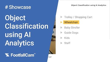 Object Classification using AI Analytics - FootfallCam