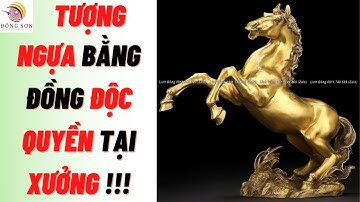 Độc Quyền !!! tượng ngựa phong thủy bằng đồng !