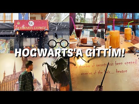 HOGWARTS EXPRESS CAFE'YE GİTTİM!🚂 (Kaymak Birası, Unicorn Kanı, Menü, Fiyatlar?)