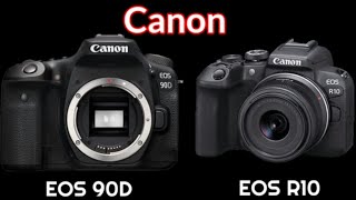 EOS R10 vs 90D #canon