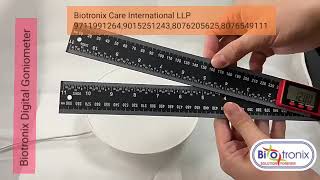 Biotronix Digital Goniometer Physiotherapy Angle Measurement Device