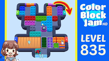 Color Block Jam Level 835 Solution Walkthrough