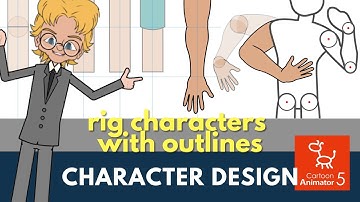 Master Cartoon Animator 5: Rig 2D Characters with Outlines, 4 Methods for Rigging Joints