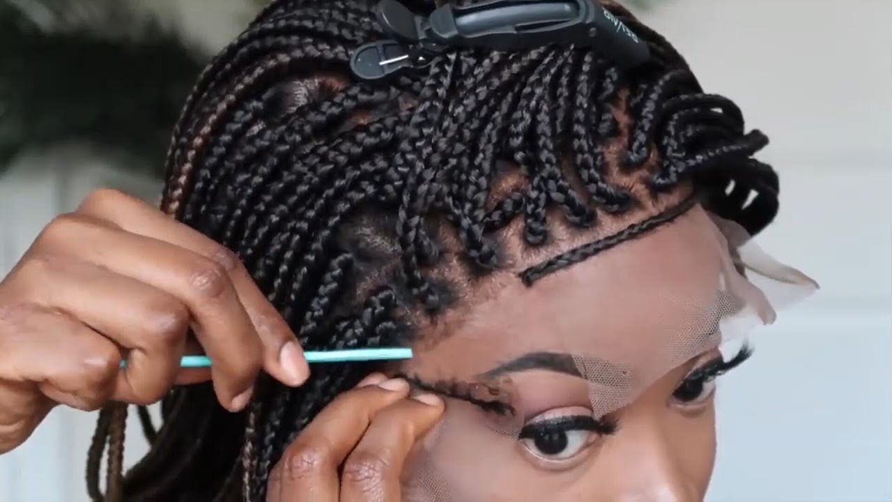 2 IN 1 braided wig, Yes or No baby Hair | NeatAndSleek magic braided wig