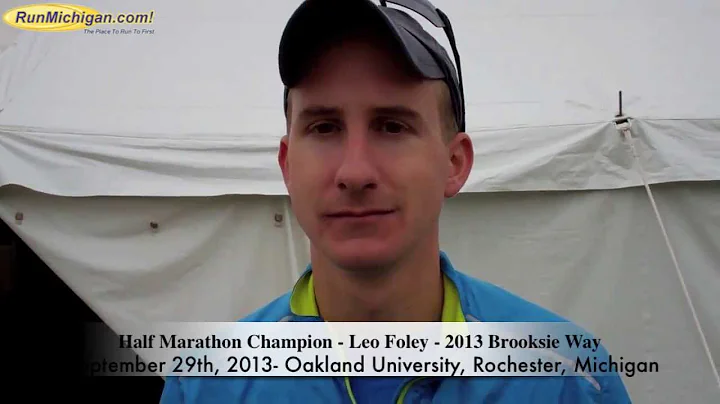 Interview: Leo Foley, Half Marathon Champion, at t...