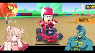 マリオカートツアーを変な人がプレイ