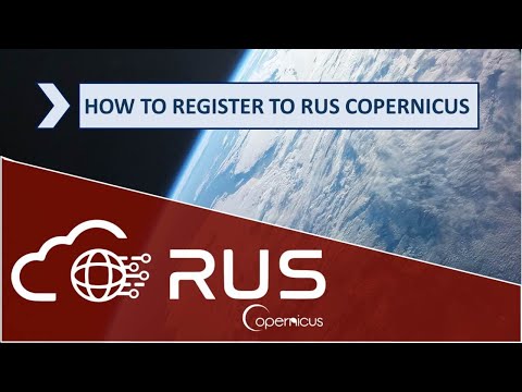 RUS - How to register to RUS Copernicus?