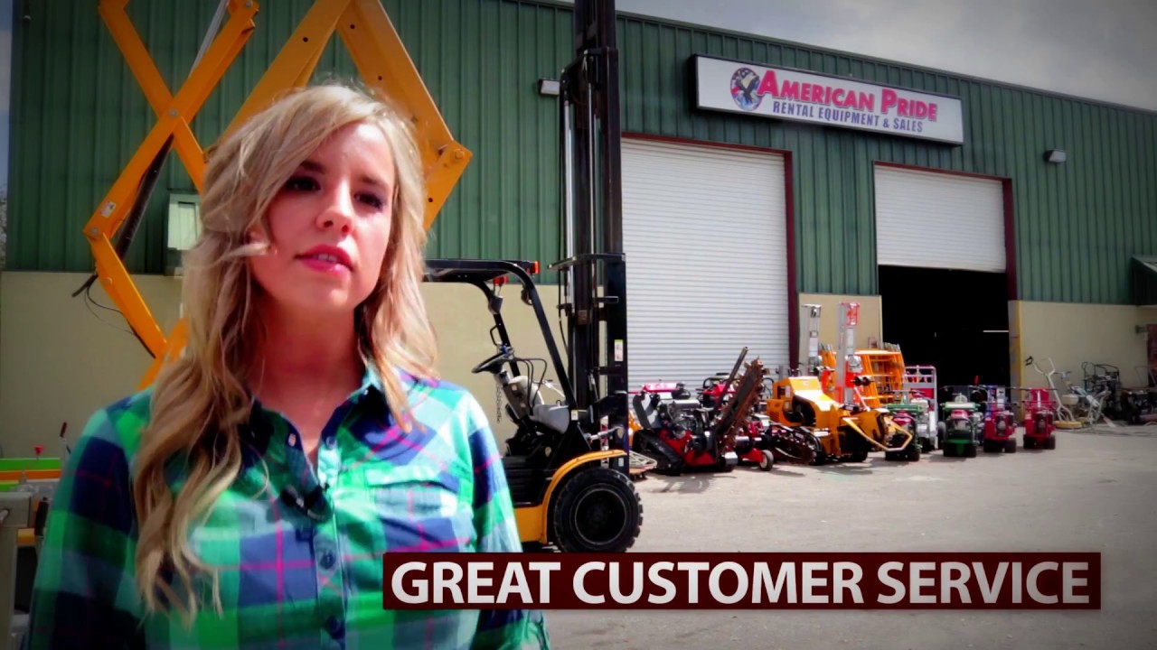 AMERICAN PRIDE RENTAL EQUIPMENT AND SALES PROMO 5 YouTube