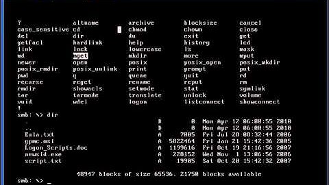 bài 17  Samba 2 Linux client truy cap Windows