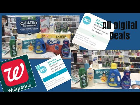Walgreens All Digital Deals using the 20% and 30% off coupons anyone can do