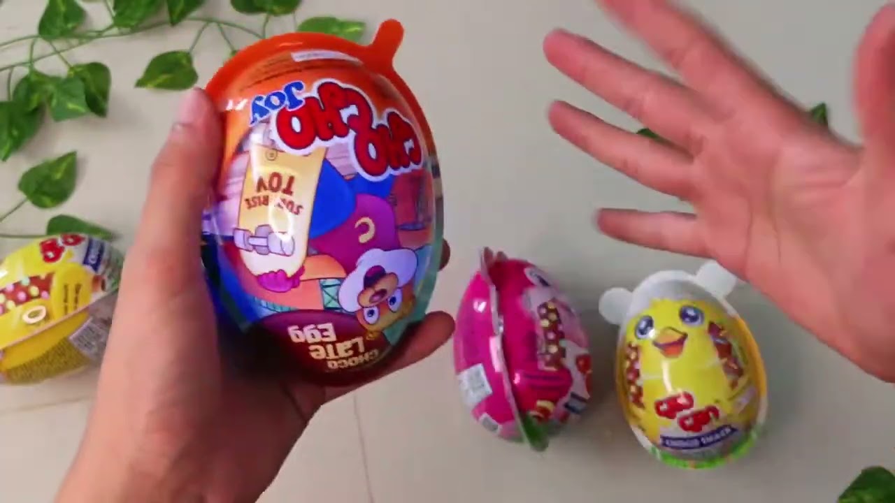 egg まとめ売り Huge Cho Cho Joy Chocolate Egg Surprise Opening What's Inside This