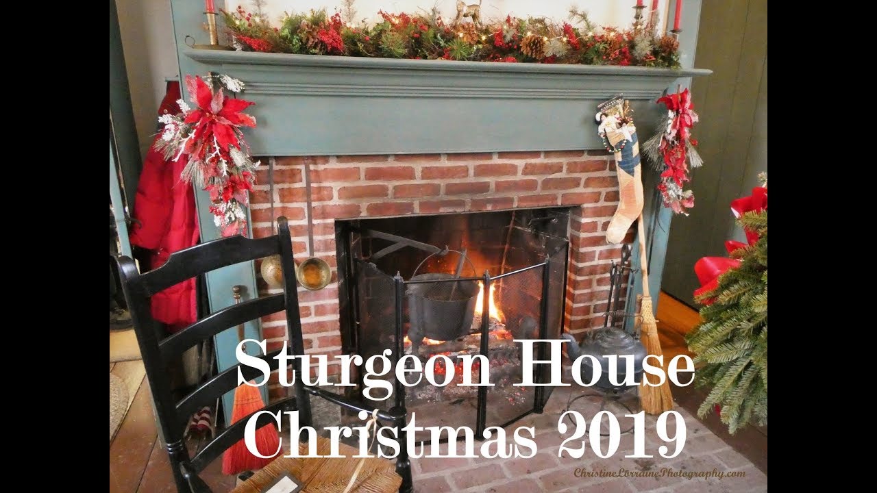 Historic Sturgeon House Christmas 2019 Open House Tour Fairview, PA YouTube