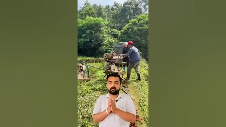 Amazing Bike 🚴 plough in paddy filled - DayDayNews