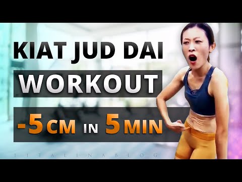5 Min FULL BODY Online Workout! ? How To Lose Weight FAST | Kiat Jud Dai Workout