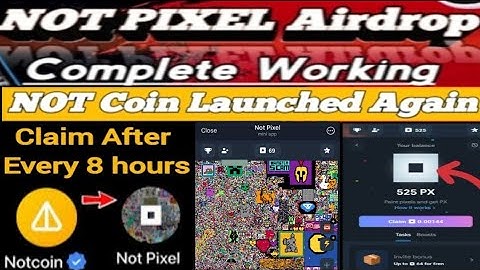Not pixel Airdrop Complete working Atoz Tutorial