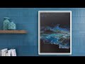 579. How to Make a Beach Painting That Glows at Night!