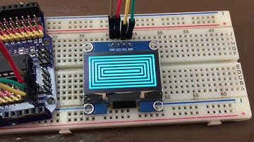 1.3" I2C OLED Arduino Demonstration