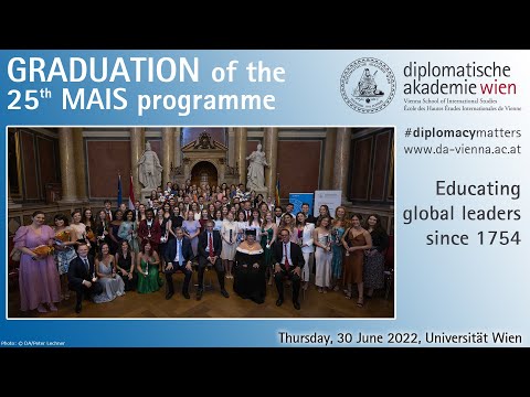 Graduation Ceremony of the 25th MAIS programme 2022